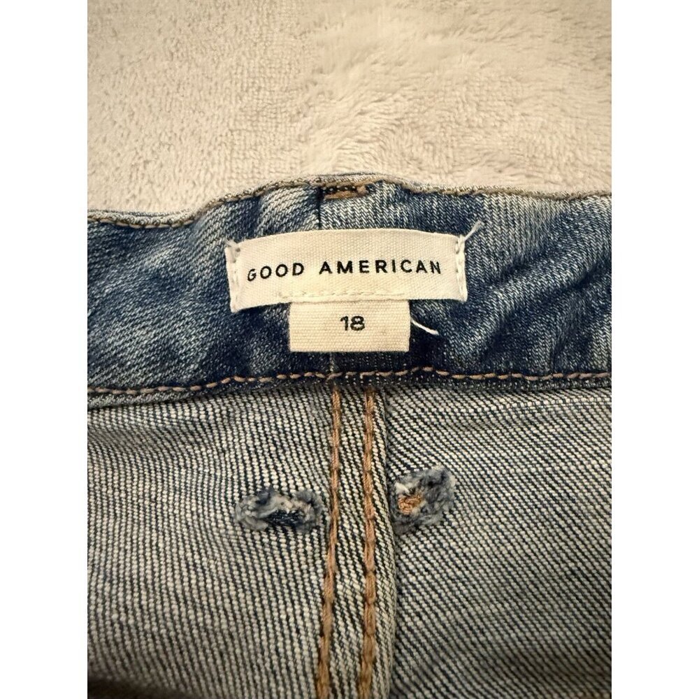 GOOD AMERICAN Good Legs Straight High Rise Jeans Size 18‎ GLSNF740OP - Picture 3 of 10